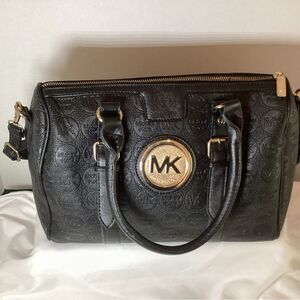 Black Satchel with Gold Hardware Great Condition